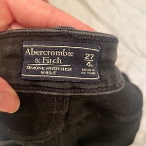 Abercrombie distressed skinny jeans